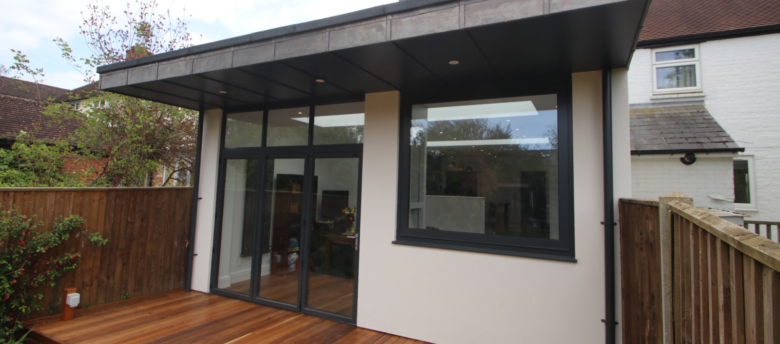 existing dorma loft was beautifully renovated with lead work